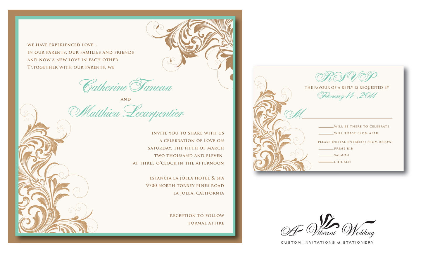 victorian wedding invitations
