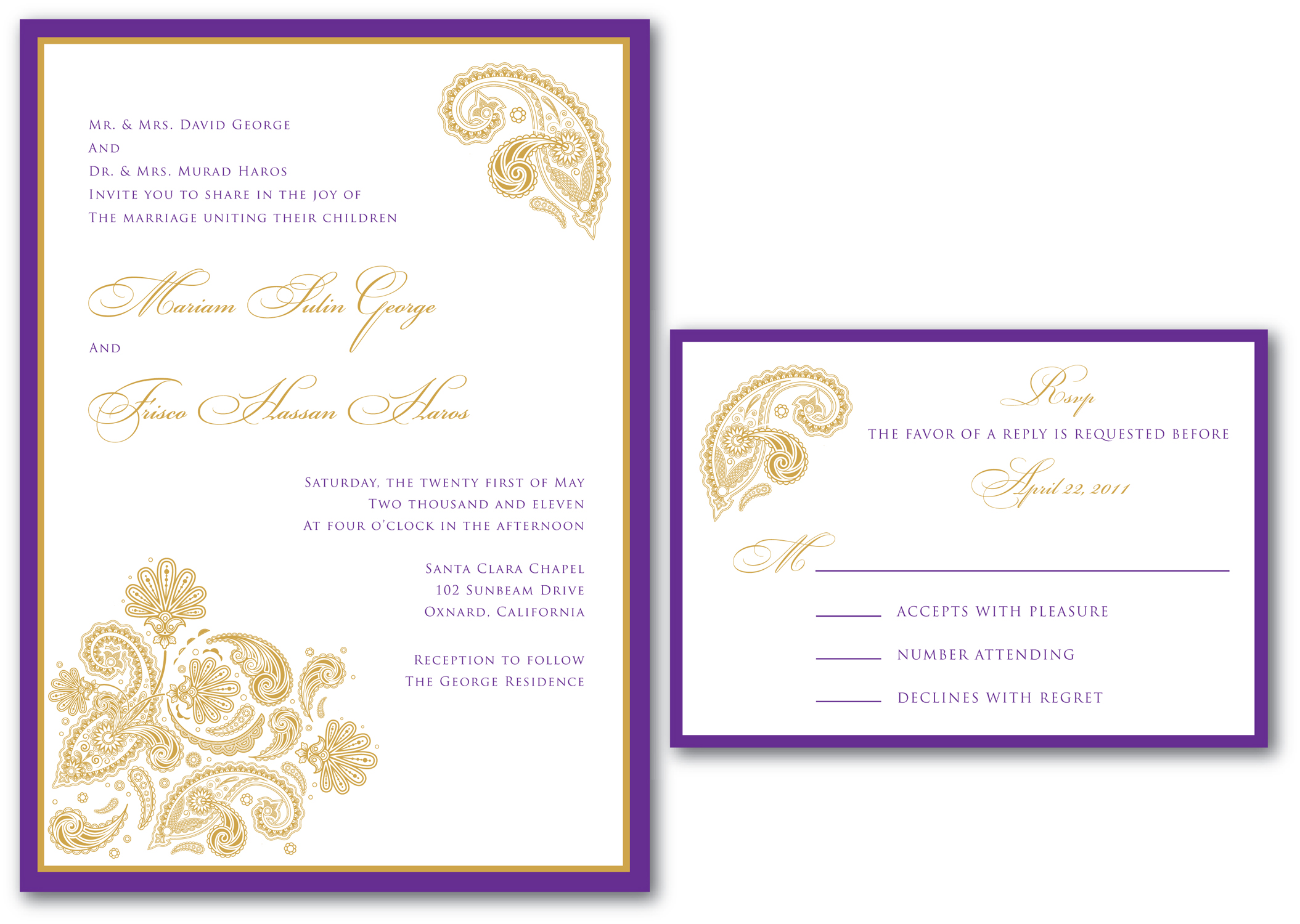 indian wedding invitation designs